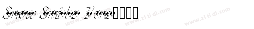 Snow Smile Font字体转换